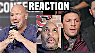 Dana White Conor McGregor DC Francis Ngannou vs Tyson Fury fight [upl. by Nevin]