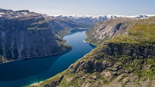 Norway from Above  The incredible South of Fjordnorway  4K [upl. by Hannad]