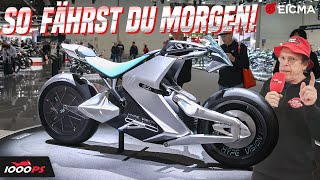 Was bringt die Zukunft MotorradPrototypen und Antriebe von morgen auf der EICMA 2023 [upl. by Neehar]