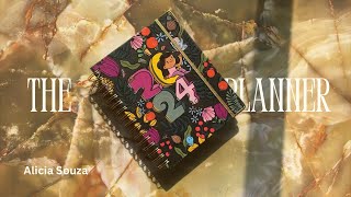 Unboxing the Alicia Souza 2024 planner [upl. by Araiek]