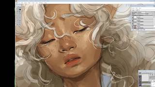 speedpaint  soft elven curls [upl. by Mraz]