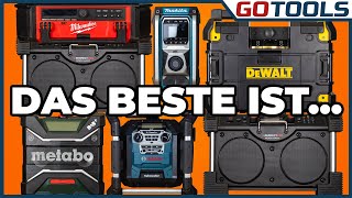 Die TopBaustellenradios im Vergleich Welches ist das Beste Mit Verlosung [upl. by Aidam]