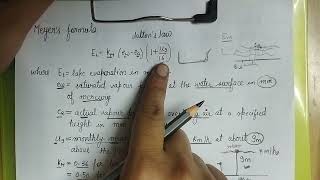 Meyers formula Hydrology [upl. by Mcafee123]