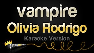 Olivia Rodrigo  vampire Karaoke Version [upl. by Biddie]