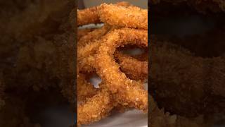 Crispy Onion Rings 🔥 onionrings onionringrecipe crispy appetizer cooking short [upl. by Nnylaf]