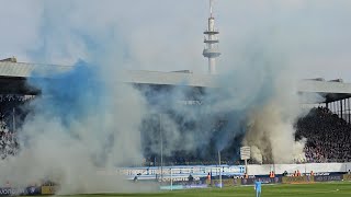 12 VfL Bochum  SC Freiburg 10032024 Choreo  Pyrointro und etwas Support der Ostkurve [upl. by Neelrahs]