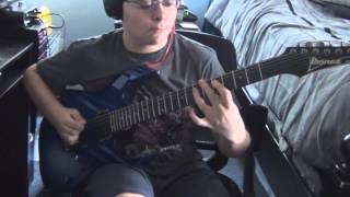 Polyphia  Inspire  Second Solo Guitar Cover [upl. by Dnomed81]