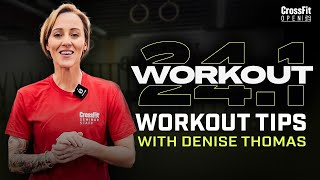 Workout Tips for CrossFit Open Workout 241 [upl. by Eneryc]