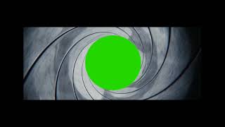 NoTimeToDie Classic Gunbarrel Gunbarrel Green Screen [upl. by Abrahams]