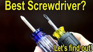 Best Screwdriver Set Craftsman Milwaukee Wera Wiha Klein Tools Felo PB Swiss Tekton [upl. by Etnovert416]