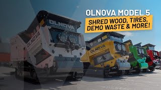 Shred almost anything amp save  on dump fees with the ultimate mobile shredder The Olnova Model 5 [upl. by Agneta341]