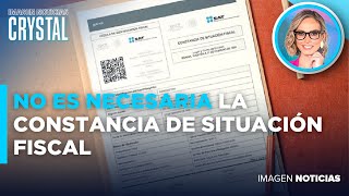 SAT advierte que no es necesaria la Constancia de Situación Fiscal para emitir facturas  Crystal [upl. by Goldarina]