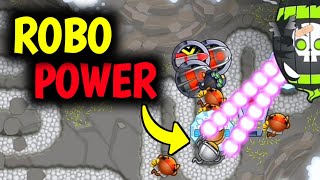 The ROBO MONKEY POWER in Bloons Monkey City 🐵 [upl. by Misty180]