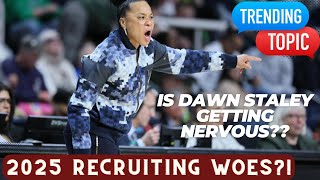 Is Dawn Staley Starting to Feel Anxious About The 2025 Recruiting Class [upl. by Imyaj]