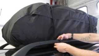 Roof Rack Rail Bars Car Roof Top Box Soft Cargo Bag 458 Litre Easy Fitting [upl. by Dihsar703]