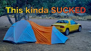 KEI CAR CAMPING WAS ROUGH [upl. by Hazmah]