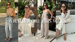 WHAT I WORE THIS WEEK IN BANGKOK  EVERYDAY VACATION OUTFITS [upl. by Enairda]