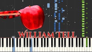 William Tell Overture  Finale  Gioachino Rossini Piano Tutorial Synthesia [upl. by Deb155]