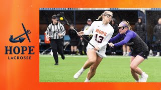 Hope vs The College of Wooster  Womens Lacrosse 4123  NCAA D3 Lacrosse [upl. by Anwahsak]