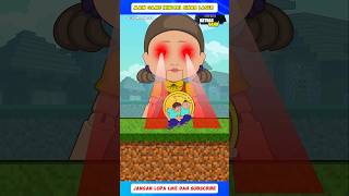 Hindari sinar laser squid game minecraft sakura short [upl. by Fayth]