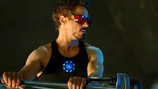 Tony Stark Creating New Element Scene  IronMan 2 2010 Movie CLIP HD [upl. by Llerrac]