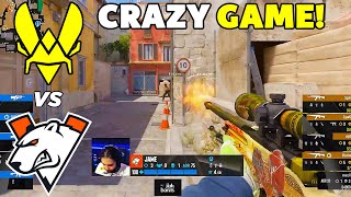 CRAZY GAME  Vitality vs Virtuspro  HIGHLIGHTS  Esports World Cup 2024 l CS2 [upl. by Sharron]