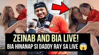 ZEINAB AND BIA LIVE🖤 BABY BIA HINANAP ANG KANYANG DADDY RAY PARKS SA LIVE SOO CUTE 🥰 [upl. by Eiluj208]