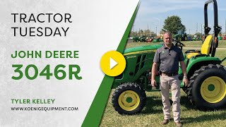 Review of the John Deere 3046R Compact Tractor  Tractor Tuesday [upl. by Nnaharas]