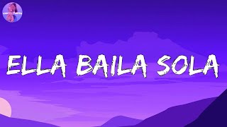 Eslabon Armado  Ella Baila Sola LetraLyrics [upl. by Cirtap]