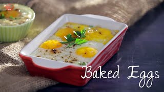 Baked Eggs Recipe  Quick amp Easy Egg Casserole Recipe By Chef Amrita  Post Pregnancy Recipe [upl. by Bonneau]