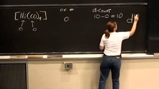 Lec 27 Transition Metals 8 d Electron Counting in Coordination Complexes [upl. by O'Neil]