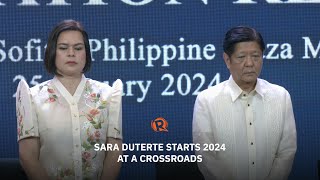 Sara Duterte starts 2024 at a crossroads [upl. by Averell]