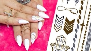 Tutorial De Uñas White Chic  JuanCarlos960 [upl. by Aienahs941]