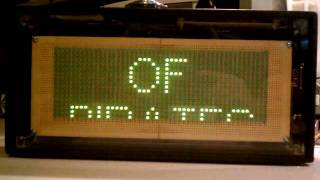 16x48 Led Matrix Display  Scrolling Images [upl. by Ap]