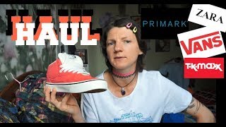 HAUL  PRIMARK TK MAXX VANS [upl. by Deb887]