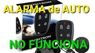 ALARMA de Auto NO Funciona problema y solucion [upl. by Dart]