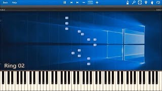 WINDOWS 10 SOUNDS IN SYNTHESIA [upl. by Atse]