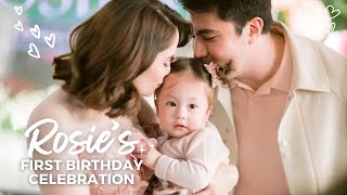 ROSIES FIRST BIRTHDAY CELEBRATION  Jessy Mendiola [upl. by Normalie]