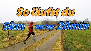 5km unter 20min laufen  So klappt es I Training Tipps [upl. by Adnyleb]