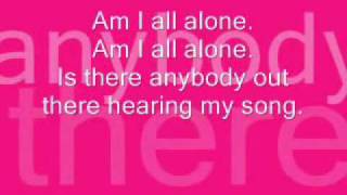 Alone  Claude Kelly lyrics [upl. by Sabelle]