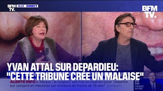 quotIl a le droit de ne pas être lynchéquot Yvan Attal défend Gérard Depardieu face à Macha Meril [upl. by Hcire583]