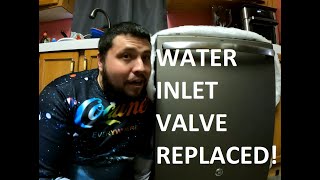 GE DISHWASHER NOT FILLING  WATER INLET VALVE REPLACEMENT  LETS FIX IT [upl. by Frick]