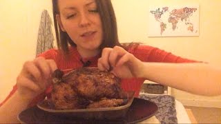 Rotisserie Chicken  ASMR Relaxing Eating Sounds [upl. by Darleen]