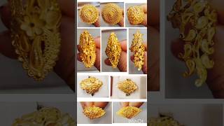 gold ring dizainBengali style gold jewellery collectiondiy saha jewellery gold ring [upl. by Emelyne]