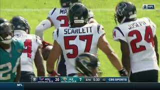 Texans Vs Jaguars Tyrann Mathieu Picks Off Kessler [upl. by Rellek]