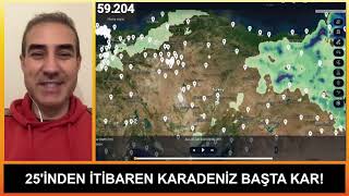 25inden İtibaren Karadeniz Başta Kar  Canlı Yayın 20248 [upl. by Osmo644]