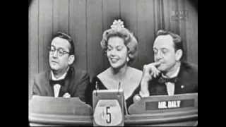 Whats My Line  Steve Allen amp Jayne Meadows Martin Gabel panel Dec 23 1956 [upl. by Aihsyak918]