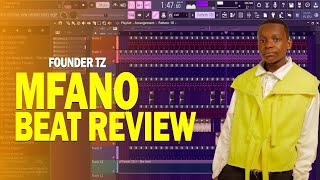 FOUNDER TZ  MFANO BEAT REMAKE ✘ BEAT REVIEW foundertz [upl. by Eidissac]