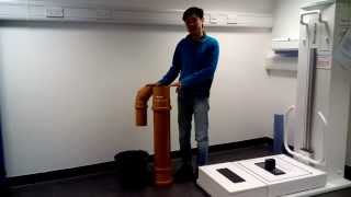 Limb volume measurement  custom made volumeter demo [upl. by Aletse]