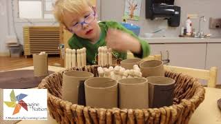 Reggio Emilia Inspired Preschool in Bristol CT Learning with Loose Parts [upl. by Norry]